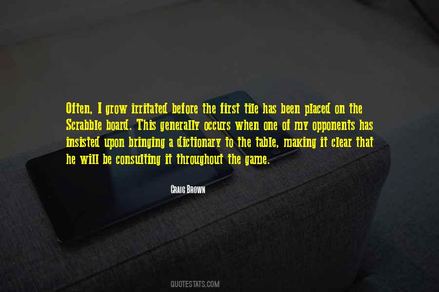 Craig Brown Quotes #1753162 Craig Brown Quotes #1753162