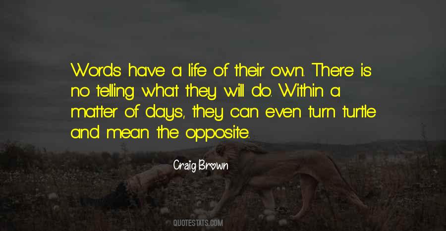 Craig Brown Quotes #644794