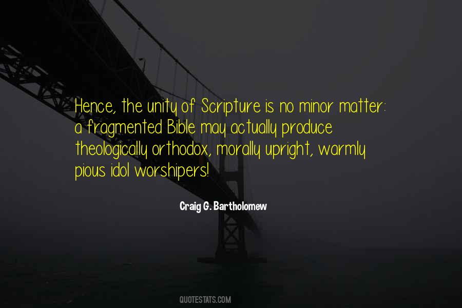 Craig G. Bartholomew Quotes #379478