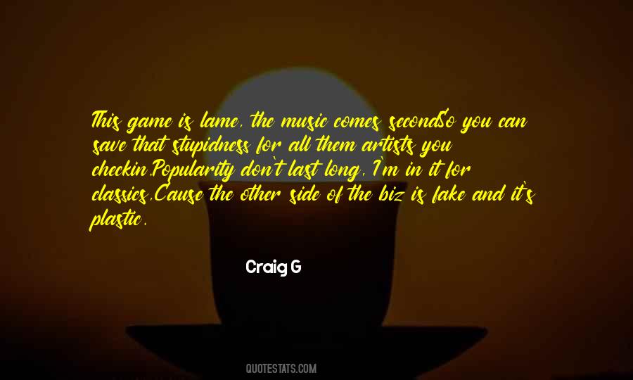 Craig G Quotes #149295 Craig G Quotes #149295