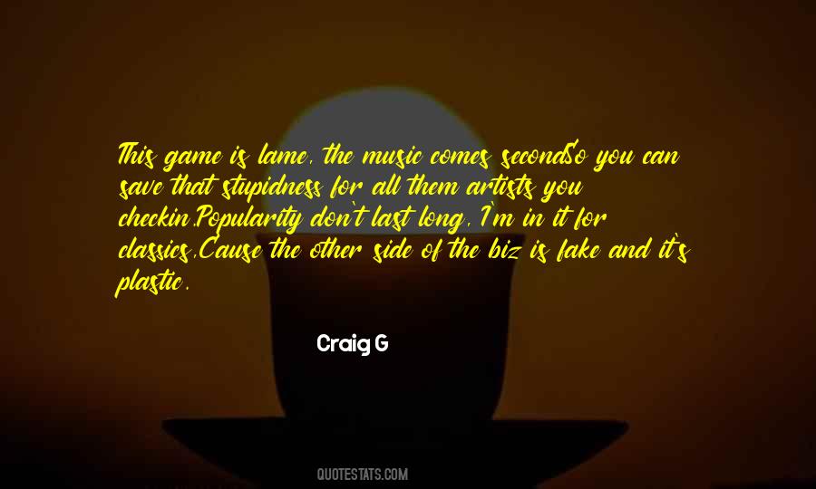 Craig G Quotes #149295