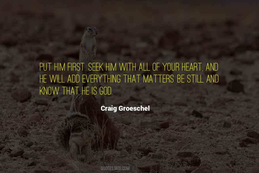 Craig Groeschel Quotes #56214