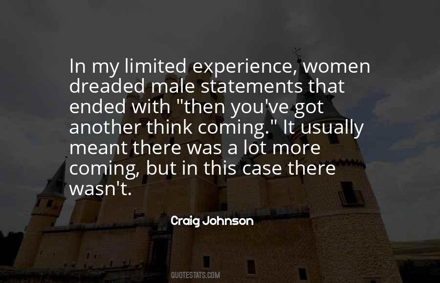 Craig Johnson Quotes #335438