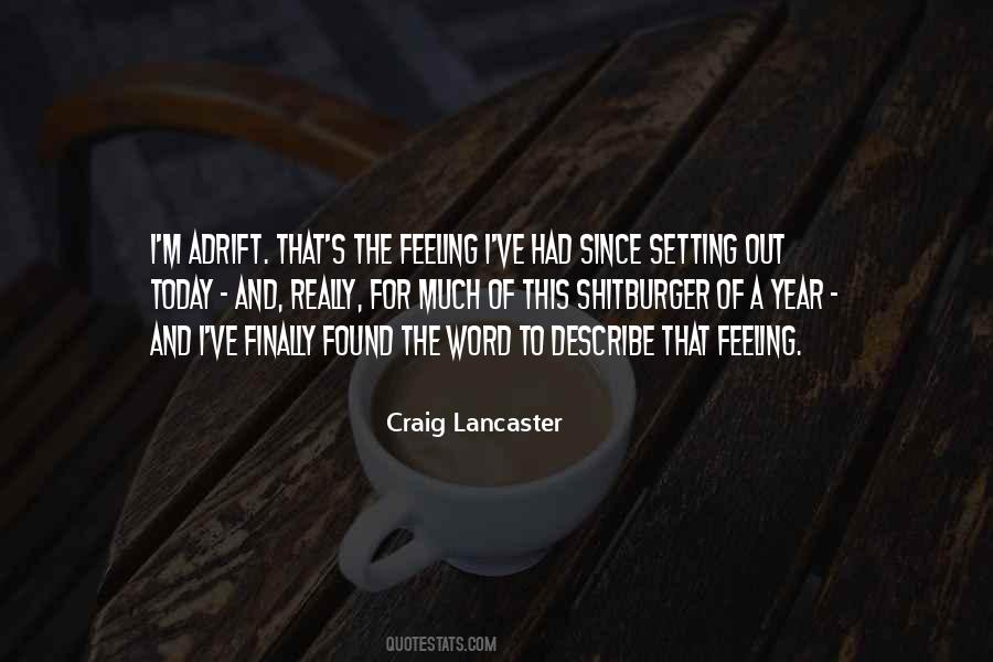 Craig Lancaster Quotes #1361777