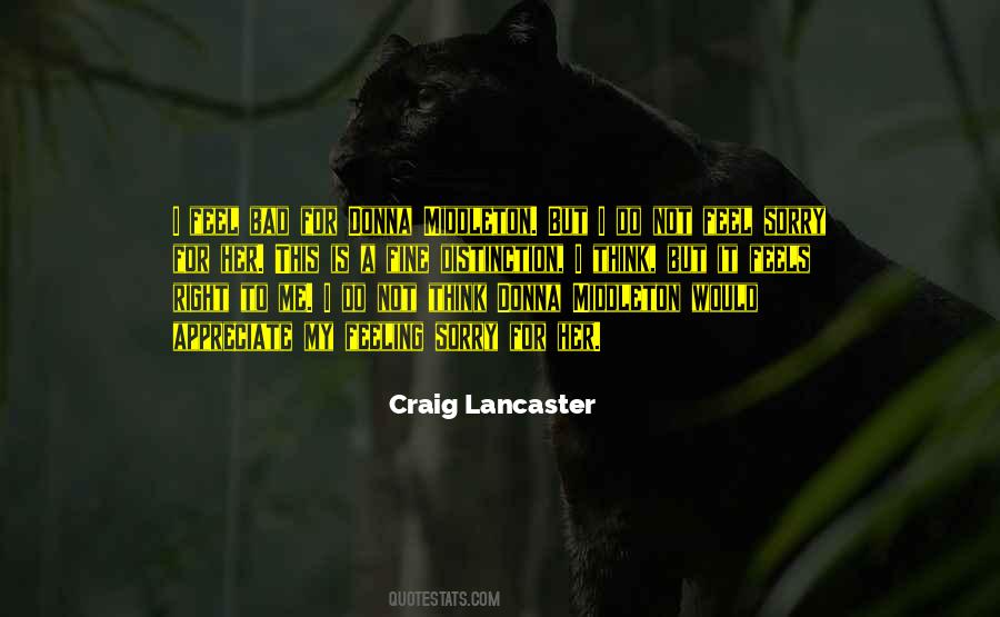 Craig Lancaster Quotes #1771514