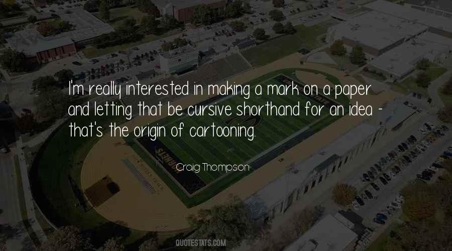 Craig Thompson Quotes #1404279