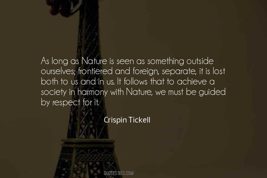 Crispin Tickell Quotes #1119873