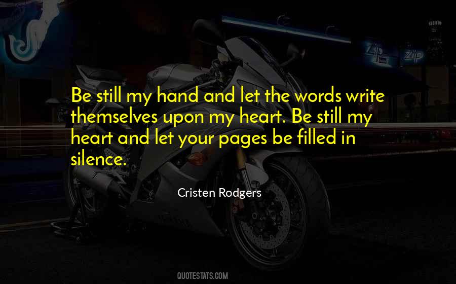 Cristen Rodgers Quotes #482654