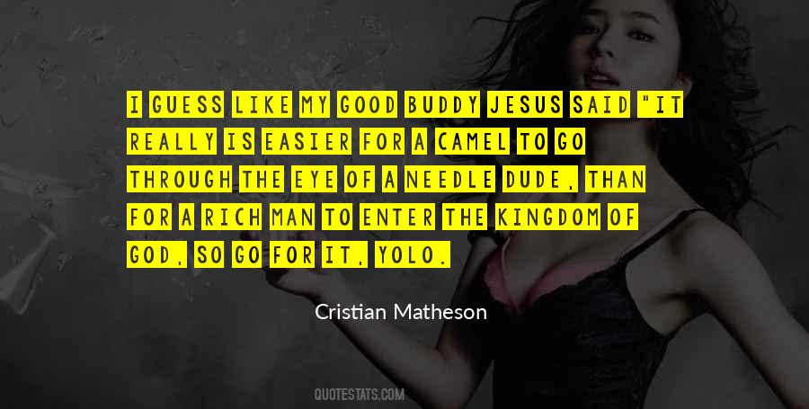 Cristian Matheson Quotes #681410