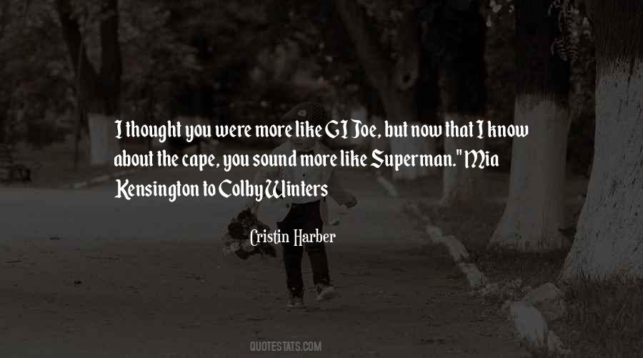 Cristin Harber Quotes #641920