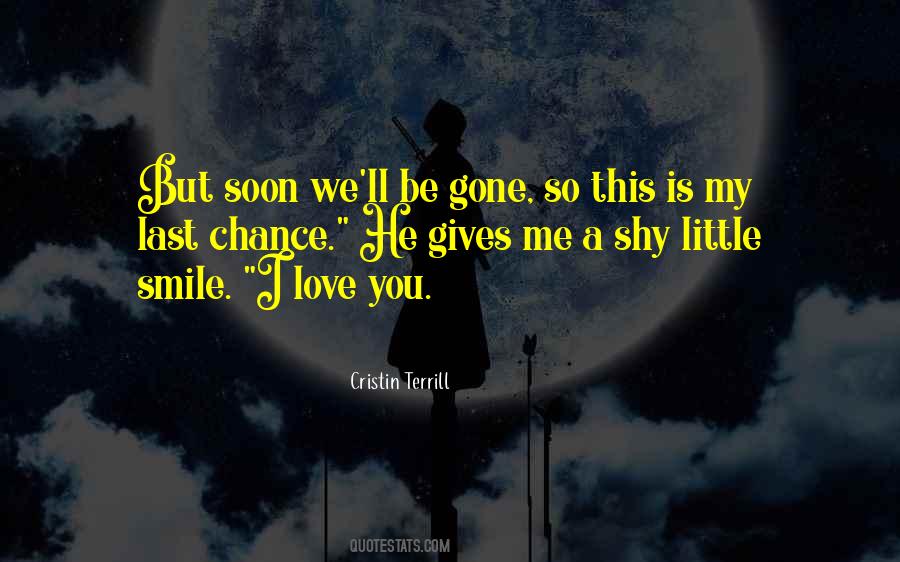 Cristin Terrill Quotes #1488254