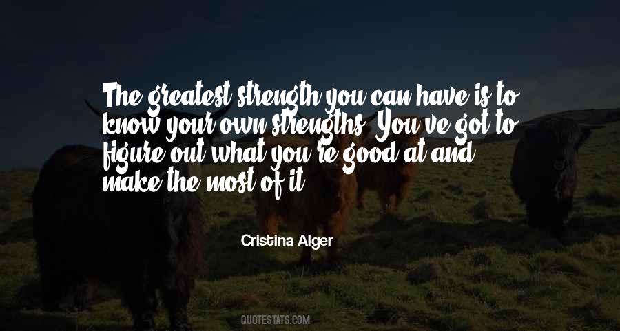 Cristina Alger Quotes #1221122