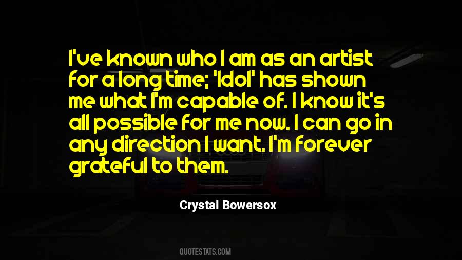 Crystal Bowersox Quotes #152213