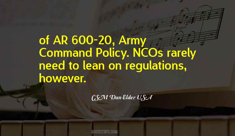 CSM Dan Elder USA Quotes #734412 CSM Dan Elder USA Quotes #734412