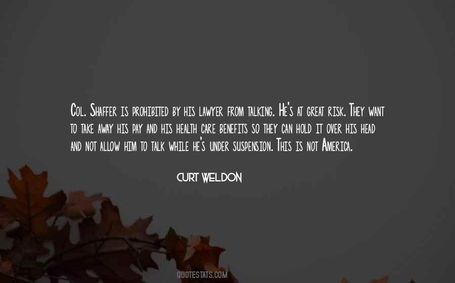 Curt Weldon Quotes #145263
