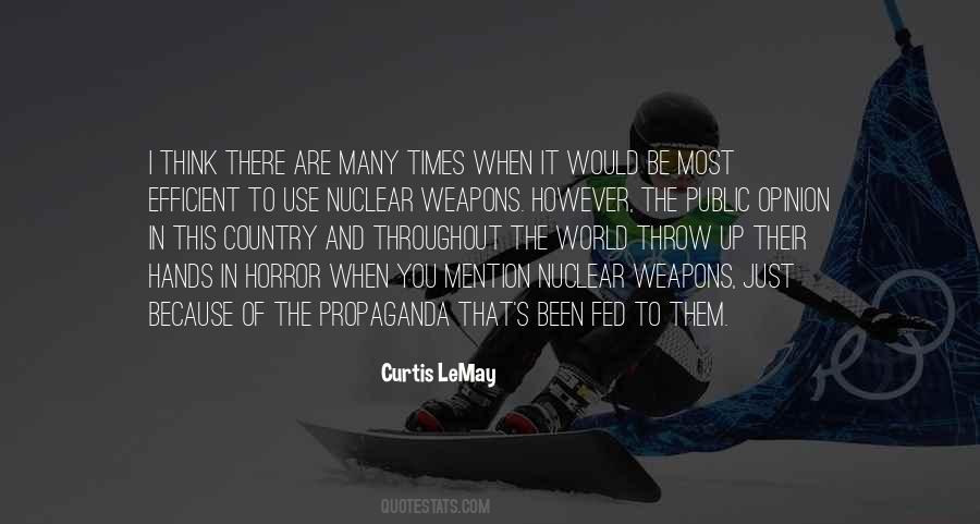 Curtis LeMay Quotes #1623279