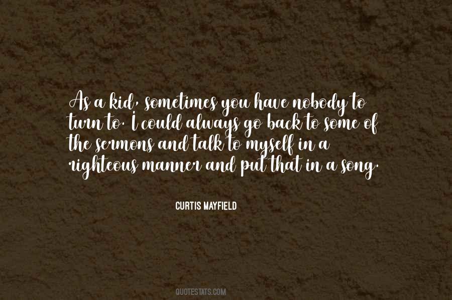 Curtis Mayfield Quotes #97683