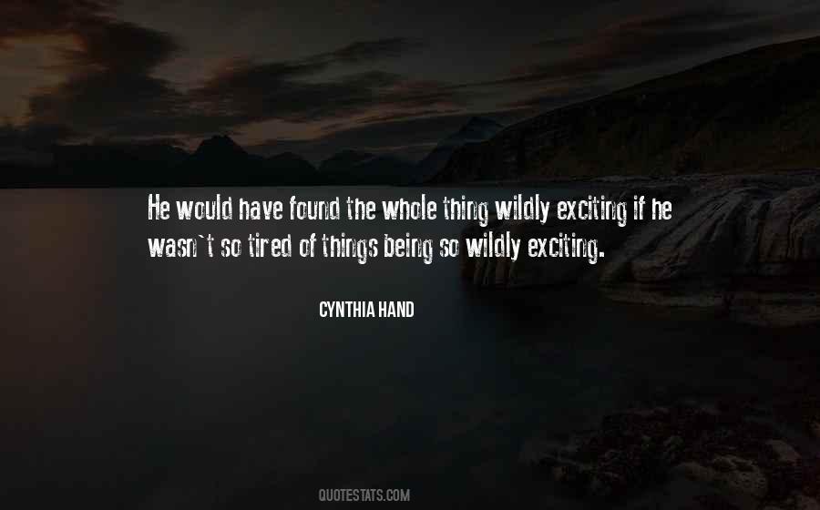 Cynthia Hand Quotes #1111239