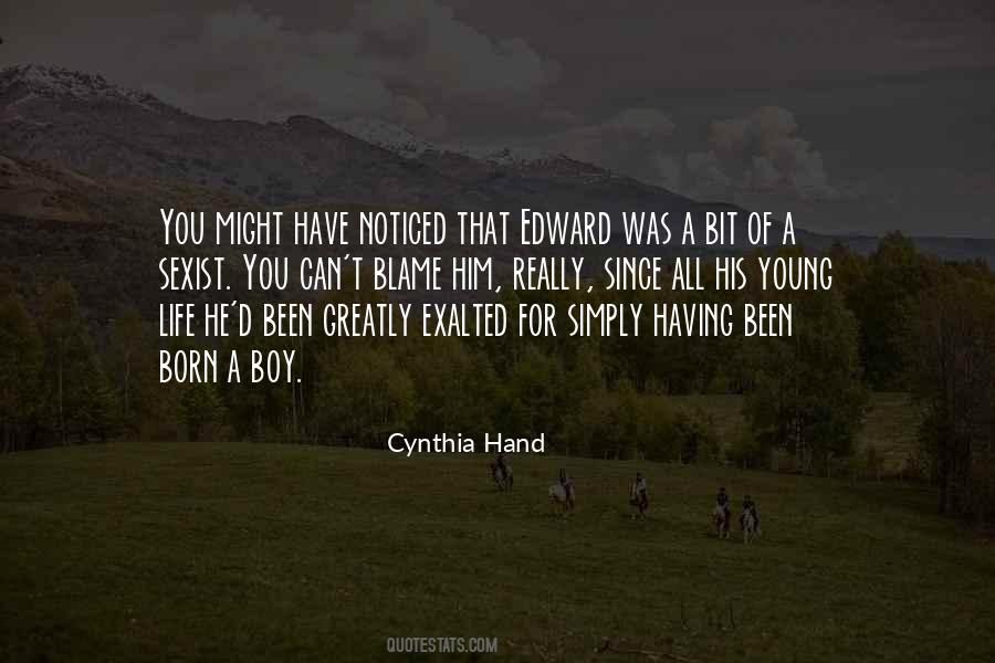 Cynthia Hand Quotes #794533