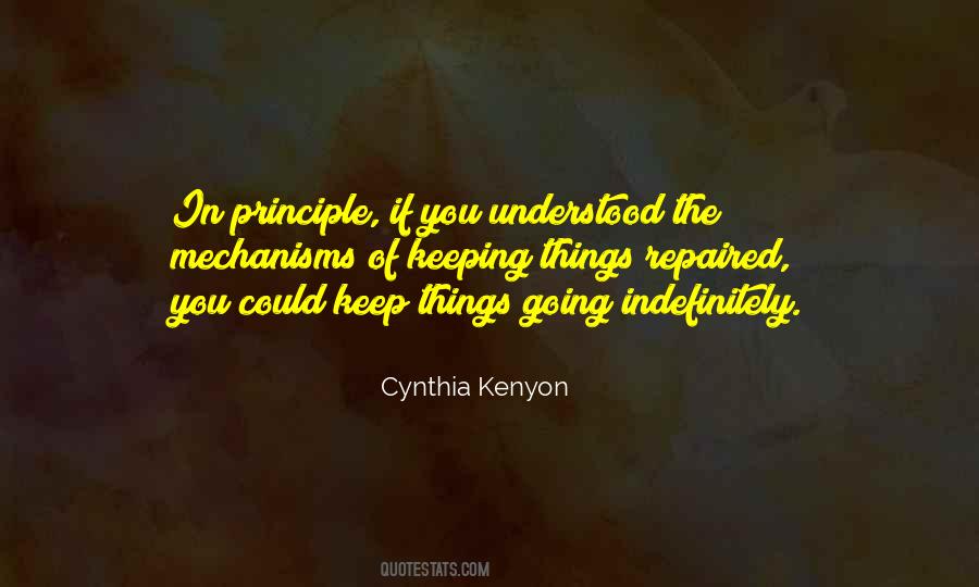 Cynthia Kenyon Quotes #1691650