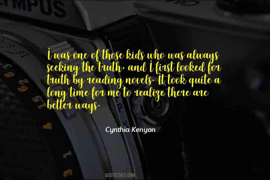 Cynthia Kenyon Quotes #898762