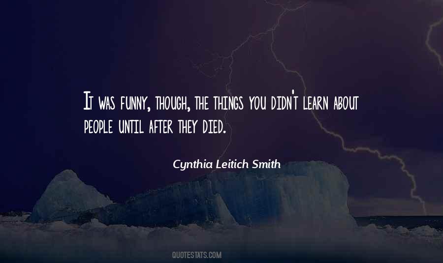 Cynthia Leitich Smith Quotes #656775