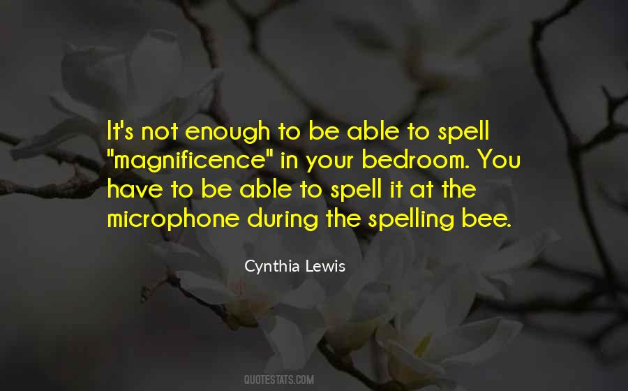 Cynthia Lewis Quotes #174403