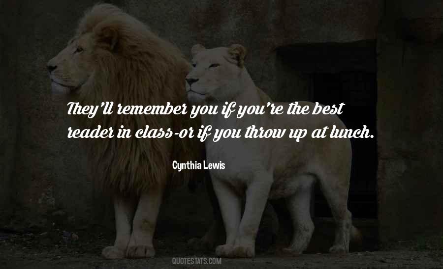 Cynthia Lewis Quotes #175470