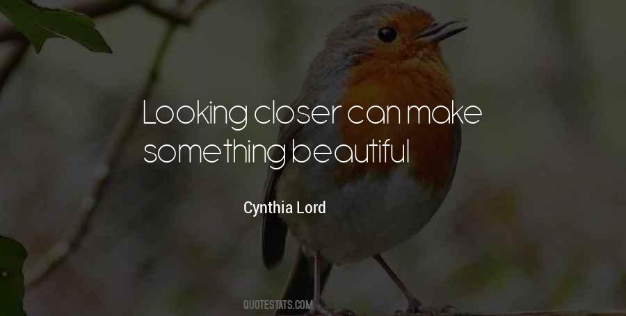 Cynthia Lord Quotes #1073925