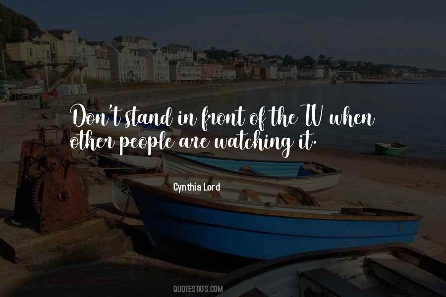 Cynthia Lord Quotes #1568519