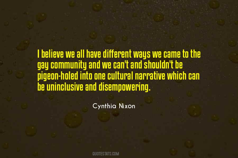 Cynthia Nixon Quotes #514237