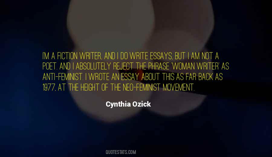 Cynthia Ozick Quotes #328570