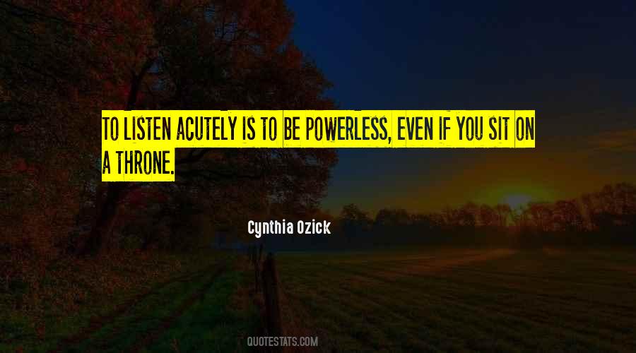 Cynthia Ozick Quotes #400546