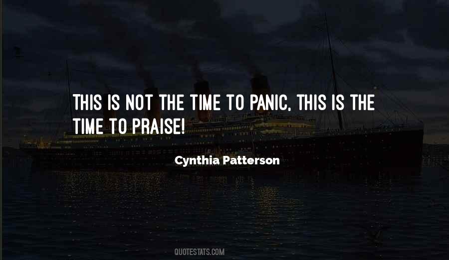 Cynthia Patterson Quotes #72233
