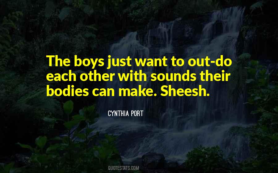 Cynthia Port Quotes #215493