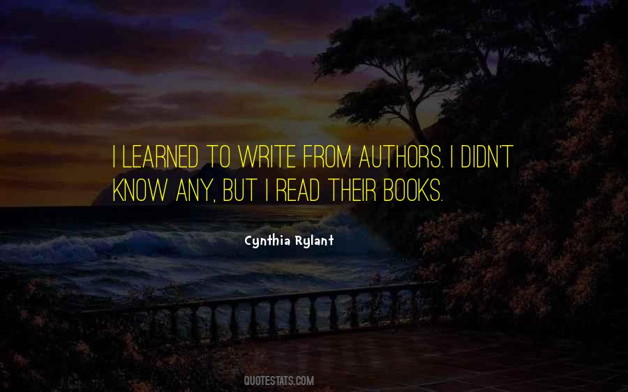 Cynthia Rylant Quotes #209318