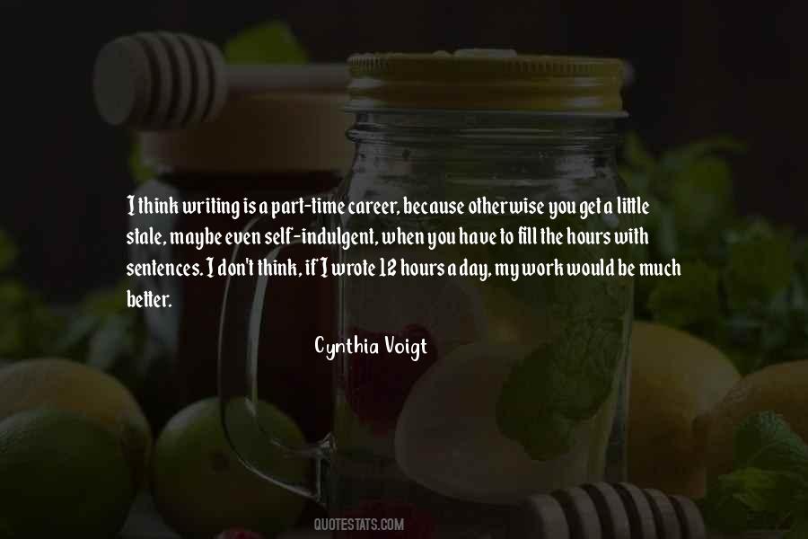 Cynthia Voigt Quotes #1346852