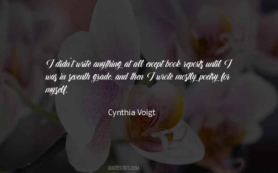 Cynthia Voigt Quotes #433092