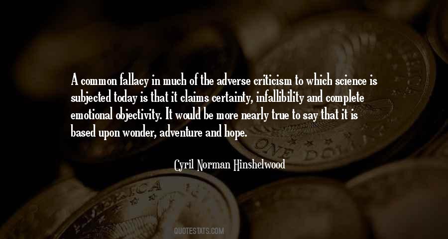 Cyril Norman Hinshelwood Quotes #1305751