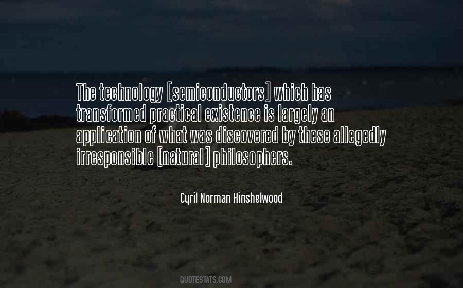 Cyril Norman Hinshelwood Quotes #451137