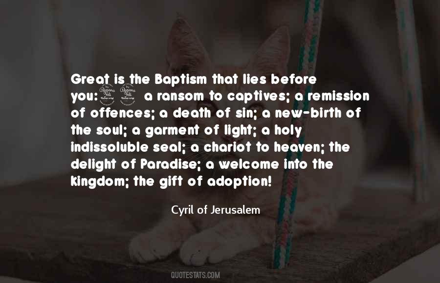 Cyril Of Jerusalem Quotes #1783259