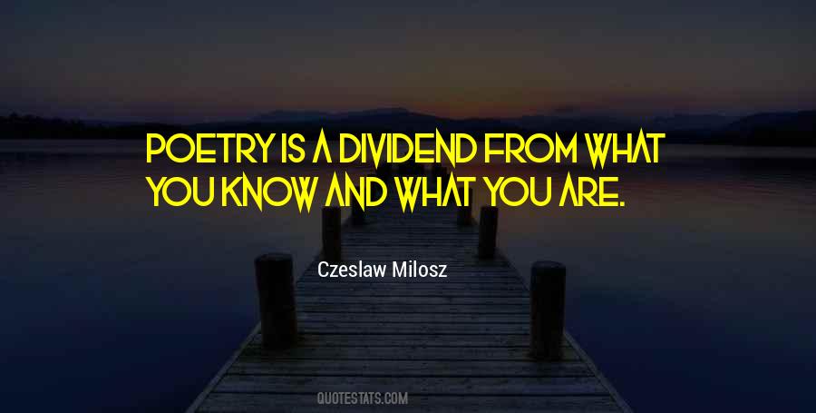 Czeslaw Milosz Quotes #124693