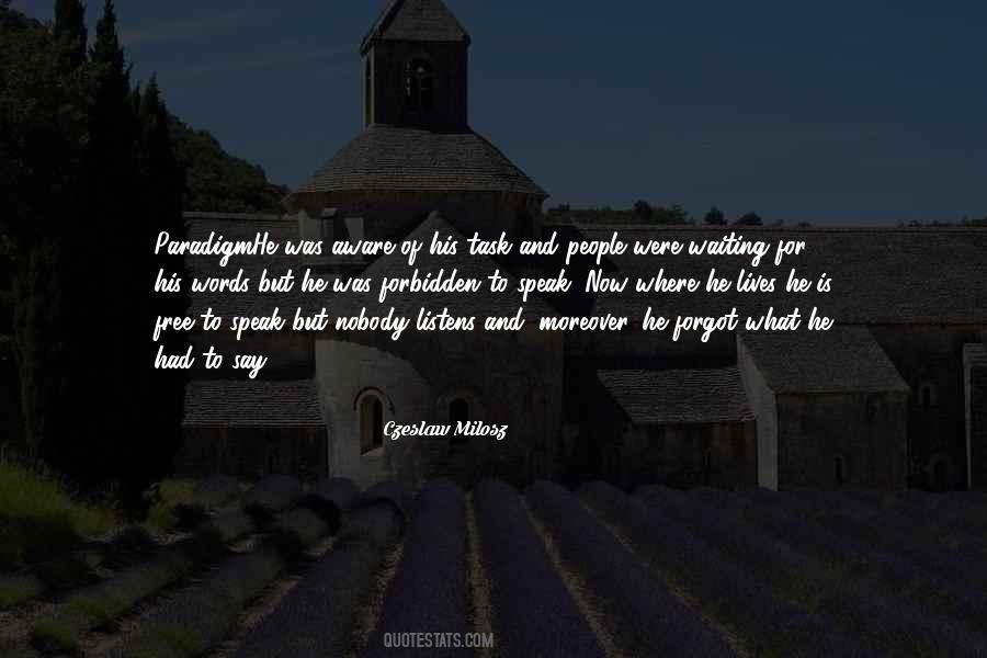 Czeslaw Milosz Quotes #1593236