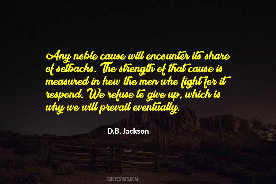 D.B. Jackson Quotes #1505760