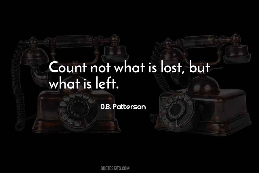 D.B. Patterson Quotes #142460