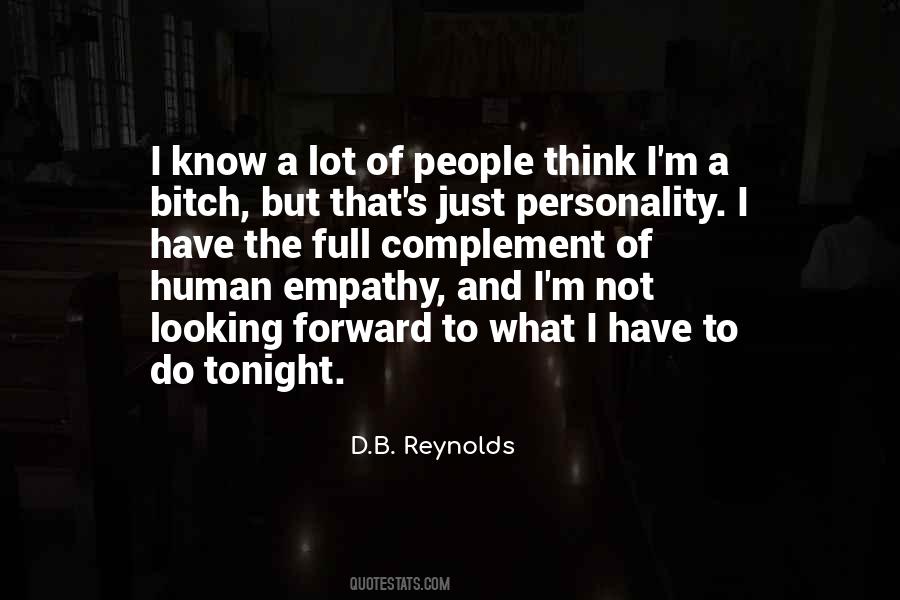 D.B. Reynolds Quotes #302357