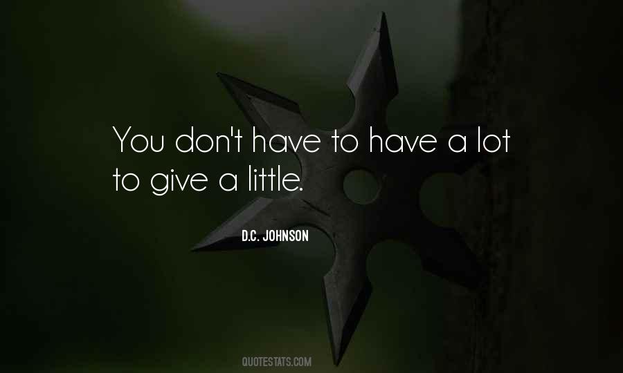 D.C. Johnson Quotes #381305