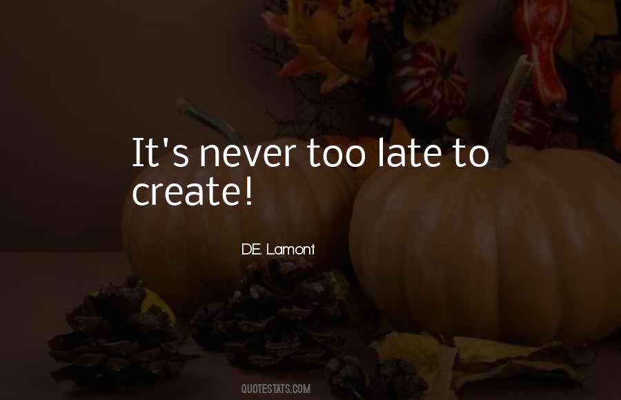 D.E. Lamont Quotes #1105479