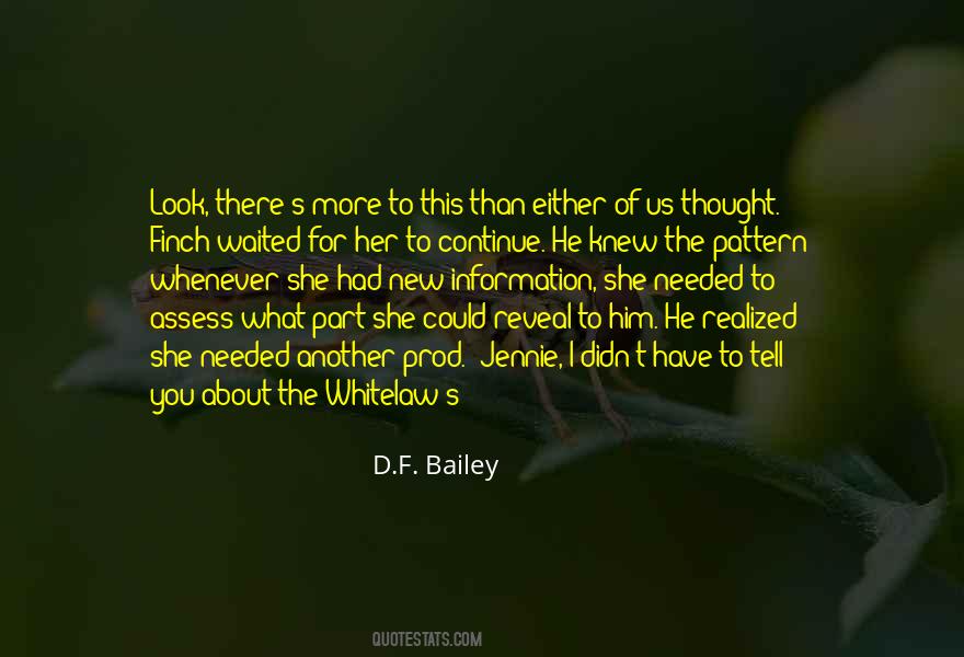 D.F. Bailey Quotes #472777 D.F. Bailey Quotes #472777