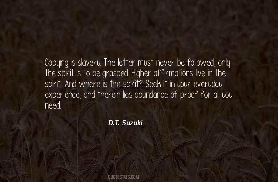 D.T. Suzuki Quotes #399644